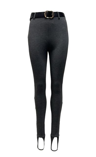 Leggins linguette piede cintura