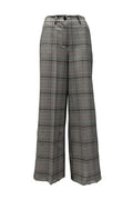 Pantalone palazzo elast. dt quadri