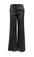Pantalone gamba larga tex melange