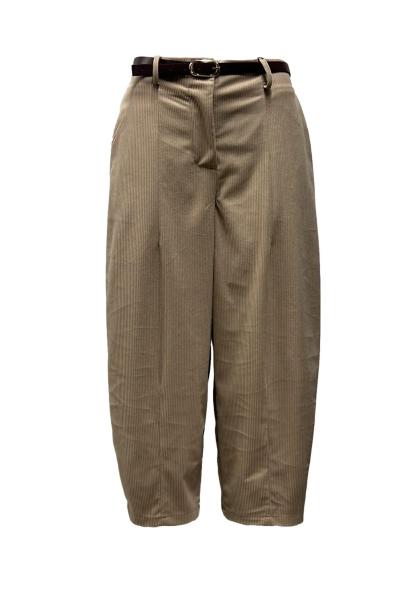 Pantalone balloon costine velluto