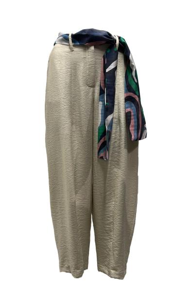 Pantalone uovo foulard
