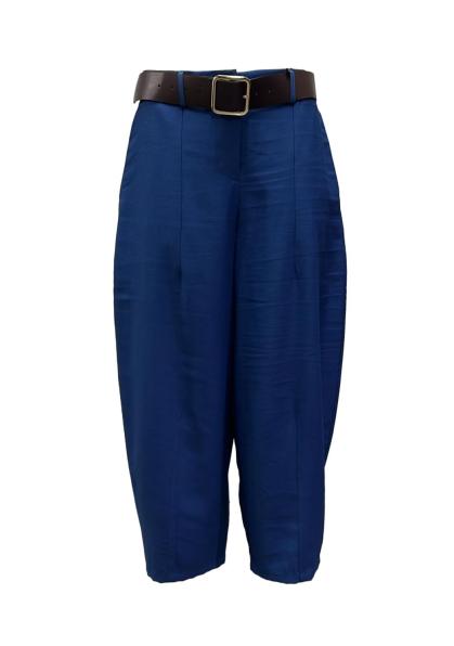 Pantalone ballon misto lino