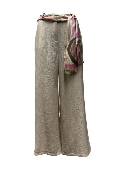 Pantalone palazzo foulard