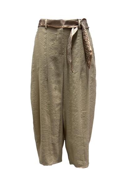 Pantalone balloon foulard web