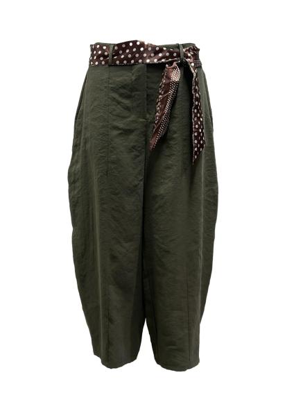 Pantalone balloon foulard web