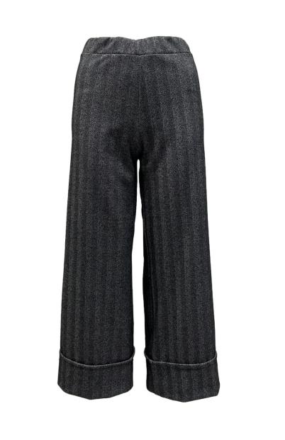 Pantalone piegone spigato