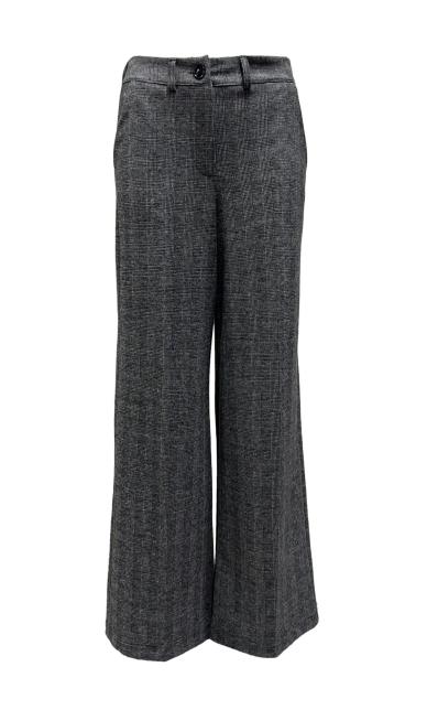 Pantalone palazzo 1 bottone scozzese