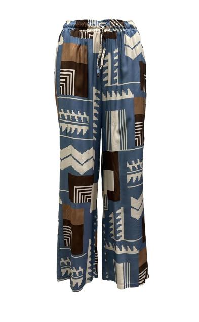 Pantalone laccio st.astratto