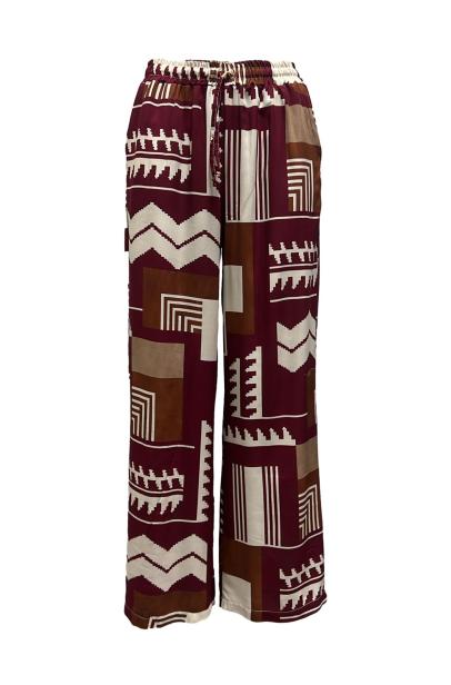 Pantalone laccio st.astratto