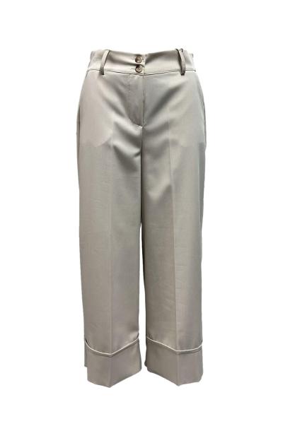 Pantalone 2 bottoni cotone