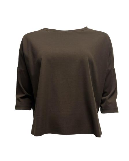 Maglia viscosa dietro lungo