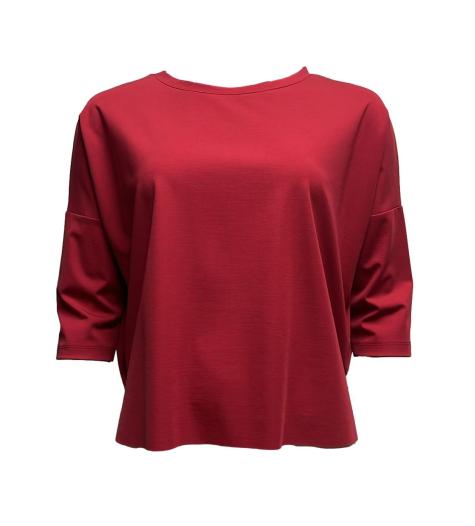 Maglia viscosa dietro lungo