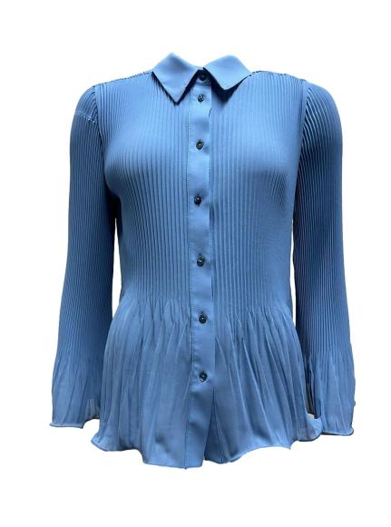 Camicia trombetta plissè