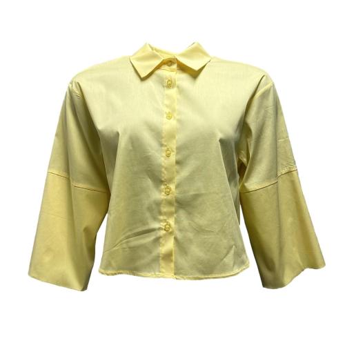 Camicia corta polsi ampi