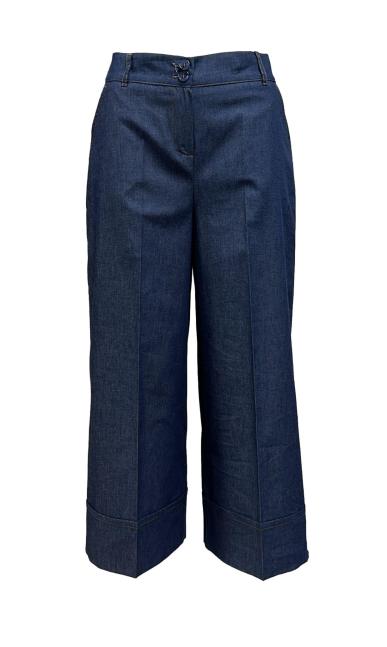 Pantalone 2 bottoni tencel