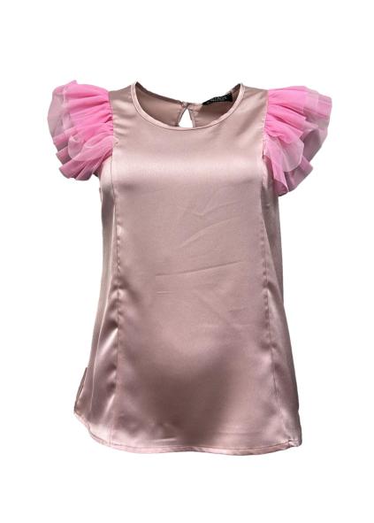 Top tulle sbuffo