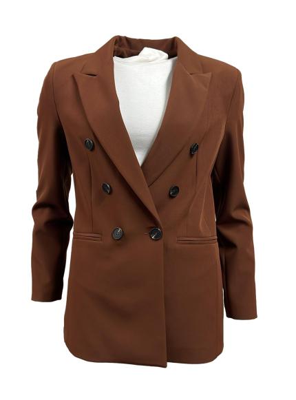 Giacca doppio petto fluido