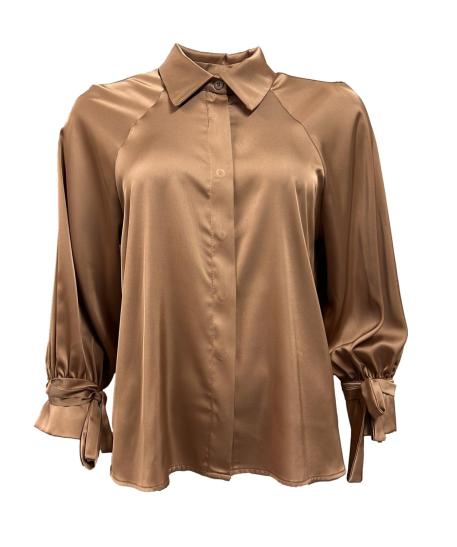 Camicia fiocchi polsi raso