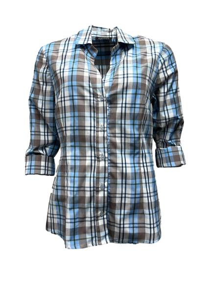 Camicia quadri scollatura