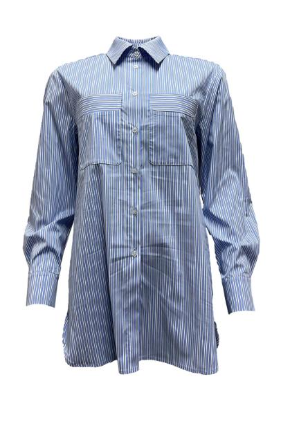 Camicione riga cotone