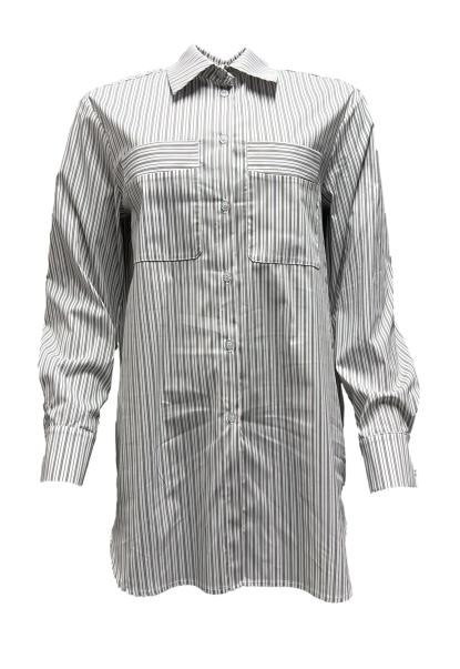 Camicione riga cotone