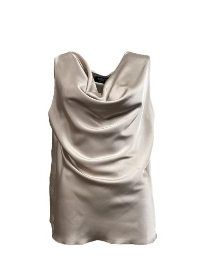 Top bavero curvy raso