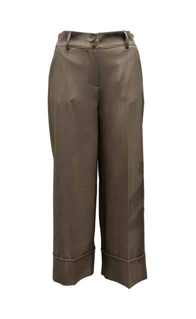 Pantalone risvolto 2 bottoni