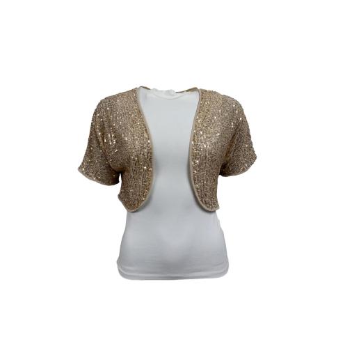 Coprispalle corto paillettes