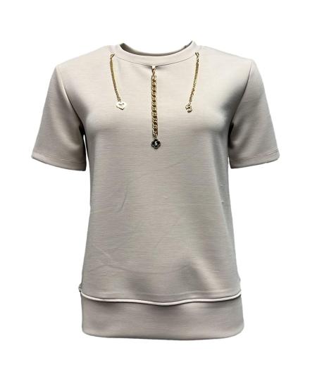 T-shirt felpa ciondolo