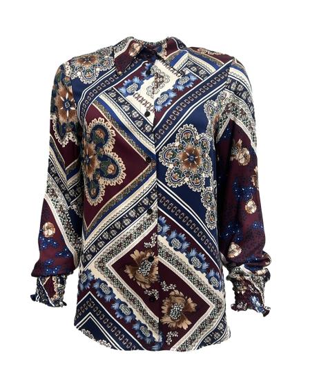 Camicia st.quadro-fiore