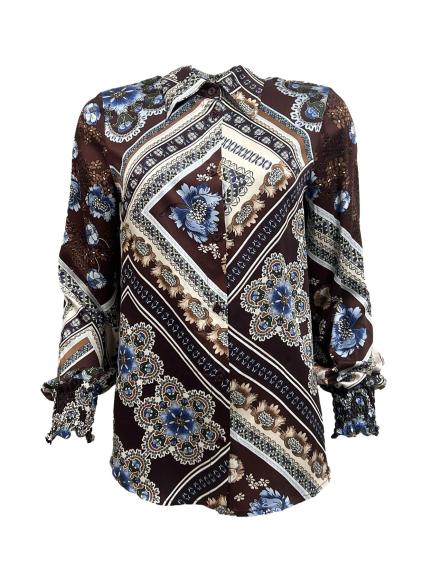 Camicia st.quadro-fiore