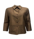Camicia corta effetto stropicciato