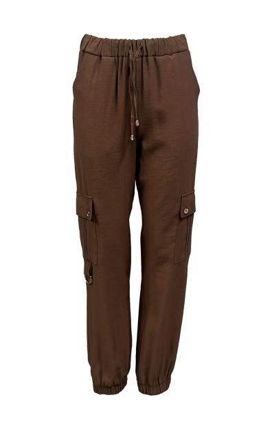 Pantalone cargo coulisse