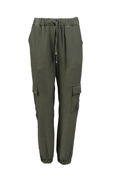 Pantalone cargo coulisse