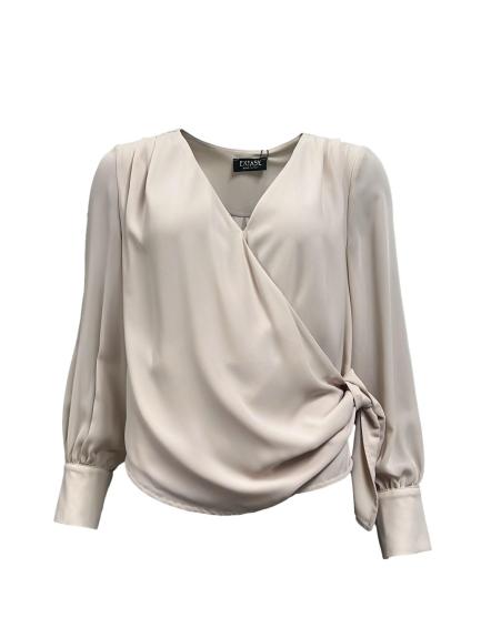 Blusa fusciacca incriocio