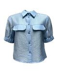 Camicia elastico mk pattine stropicciata