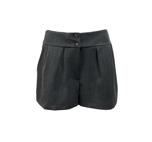 Pantaloncino pieghe 2 bottoni