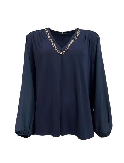 Casacca curvy catena scollo
