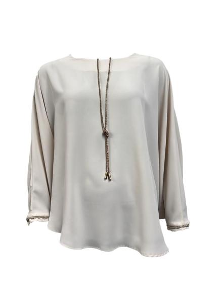 Casacca curvy collana oro