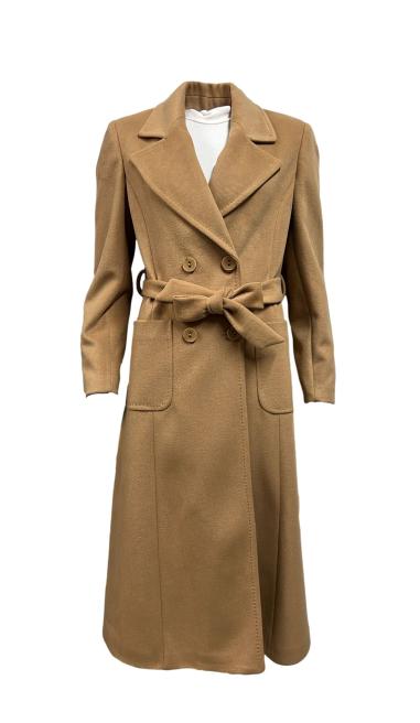 Cappotto doppio petto vestaglia spacchi