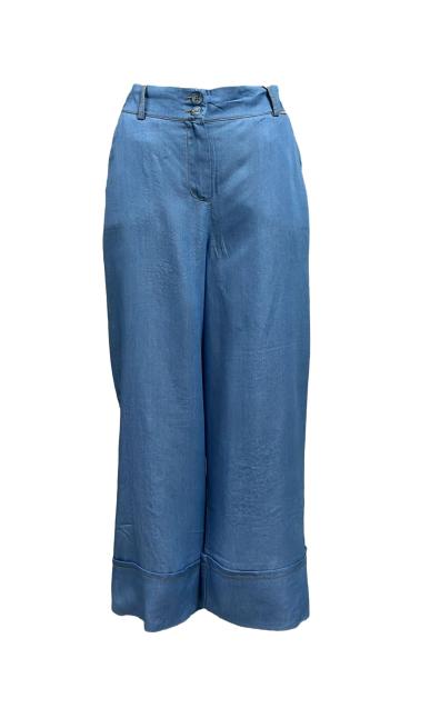 Pantalone tencel 2 bottoni
