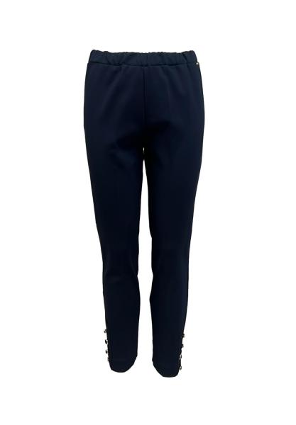 Pantalone curvy bottoni