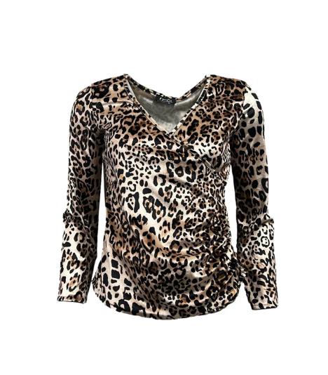 Blusa incrocio macula