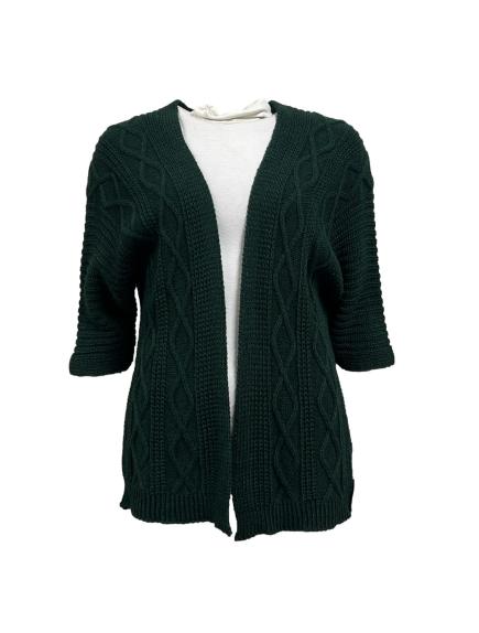 Cardigan corto trecce