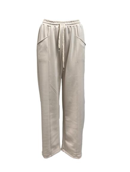 Pantalone felpa tasconi