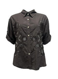 Camicia ricamo paillettes