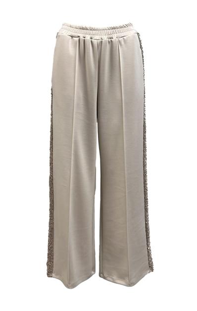 Pantalone felpa paillettes