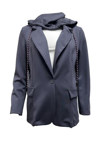 Giacca felpa cappuccio