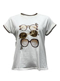 T-shirt occhiali