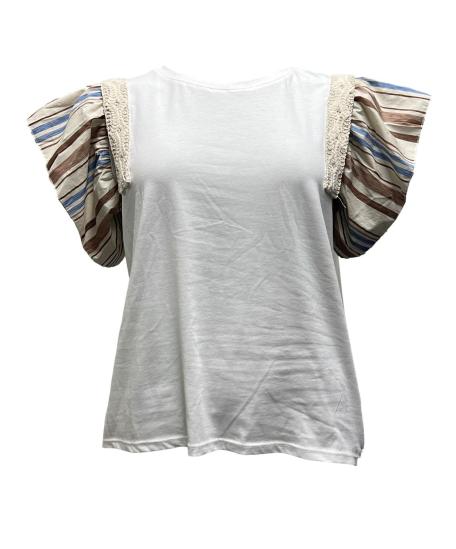T-shirt mk voilant righe